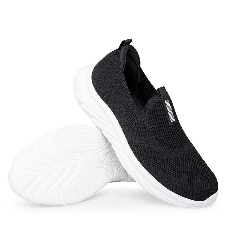 Walking shoes for leisure, breathable footwear for mother, for middle age, soft sole