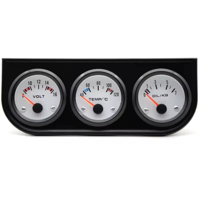 KG water temperature gauge, C – automobile instrument - white-surface-with-black-frame