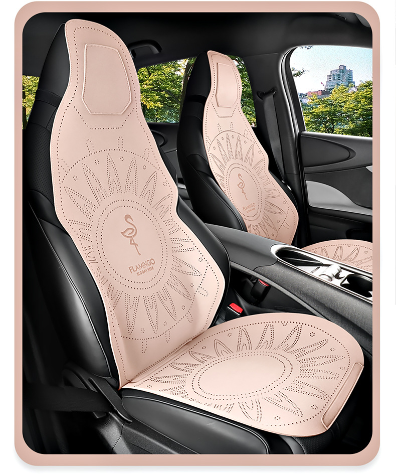 Lynk & Co 08EMP Suede Seat Cushion Flamingo Car Seat Cushion Summer Breathable Foreign Trade Amazon Independent Station