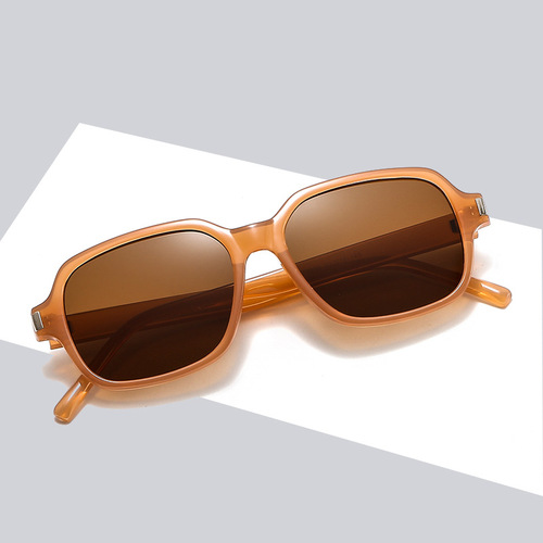  New Style Personality Elliptical Sunglasses for Men, European and American Trend Street Photography, Fashion Cross-border Eyewear