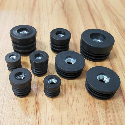 M6M8M10 Round Pipe Nut Chair Leg Cushion Adjustable Height Round Plastic Nut