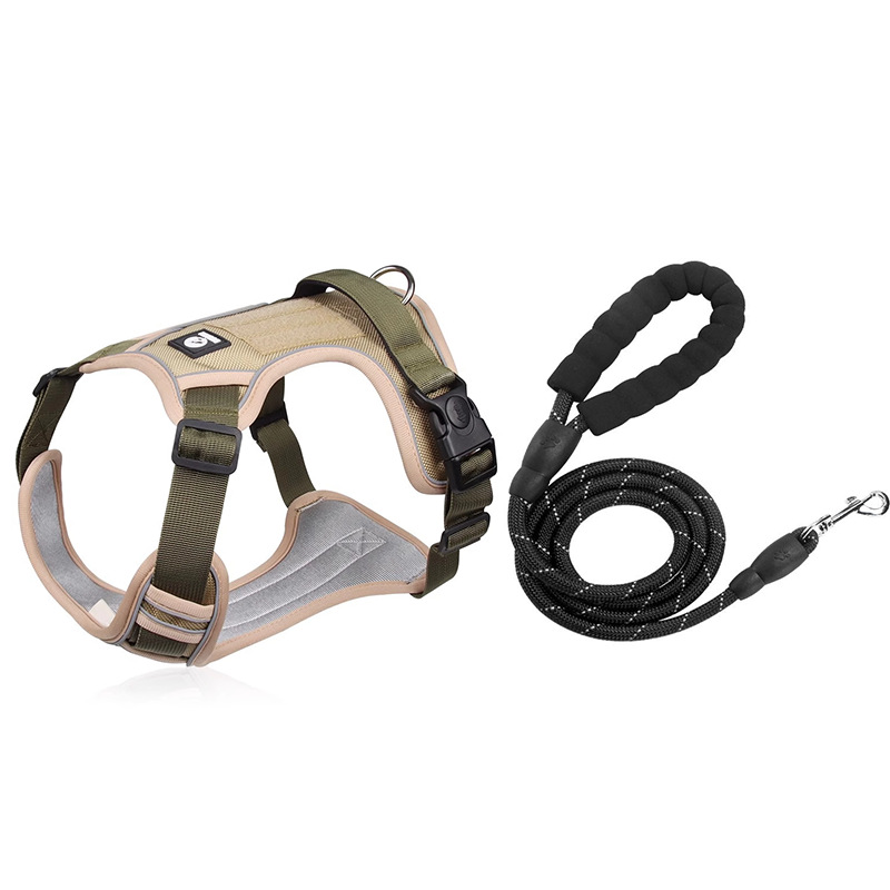 Army green + 3m reflective black rope / S (recommended weight 4-7.5kg )