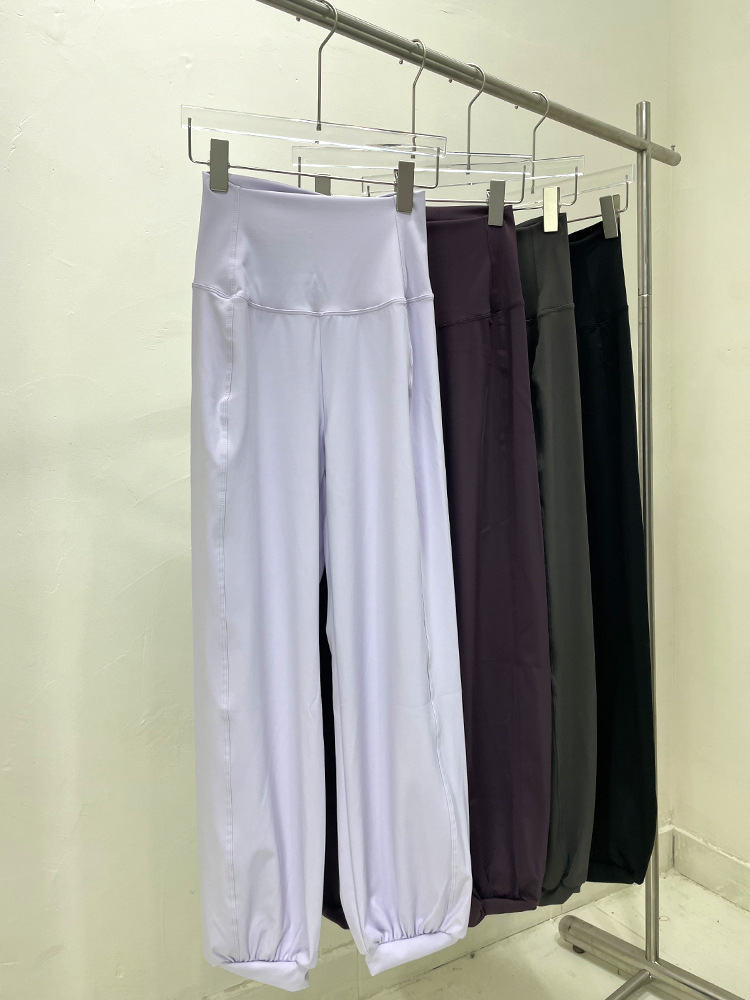 韓国東大門ヨガカジュアルパンツ女性春夏秋高腰ゆるい広脚ズボン灯籠ズボン運動フィットネスパンツ