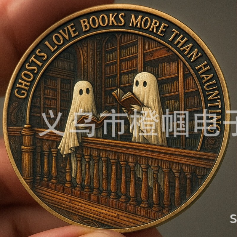 跨境Halloween Witch Challenge Coin万圣节女巫挑战硬币|undefined