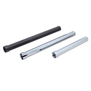 Shower shower extension tube 6 points straight tube stainless steel copper lifting tube fittings extension pole plated black 203