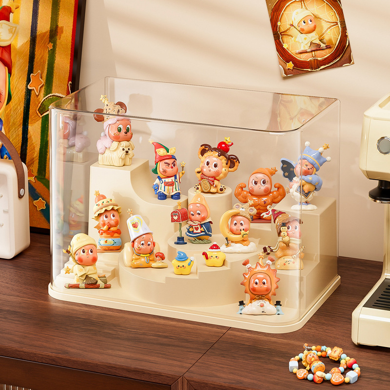 Blind Box Storage Display Stand Transparent Acrylic Figure Display Cabinet Star Man Creative Bubble Mart Storage Box
