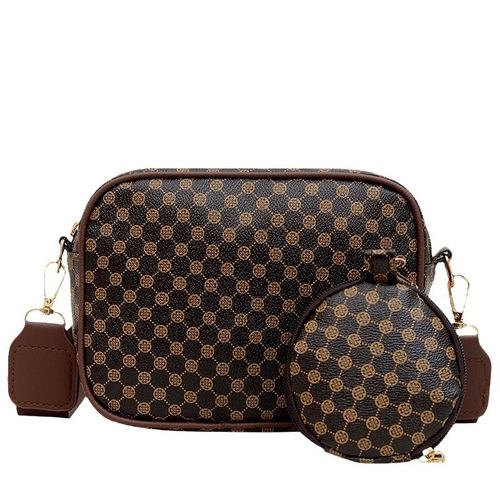 Shoulder bag retro parent-child small square bag simple wide strap crossbody bag texture women's bag dropshipping