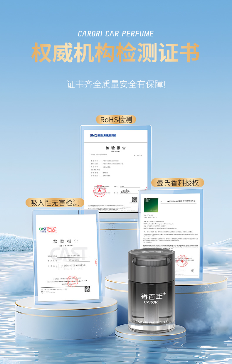 Centennial Car Aromatherapy 2025 New High-End Car Perfume Car Fragrance Car Air Purification Ornaments