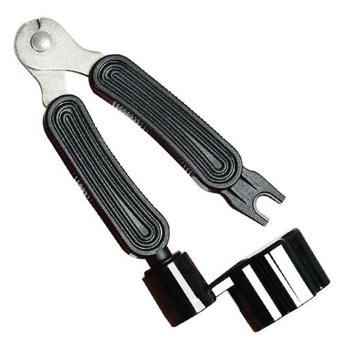 Folk acoustic guitar three-in-one string changer, guitar stringer, winder, string cutter, wire remover, tuning peg, string lifter
