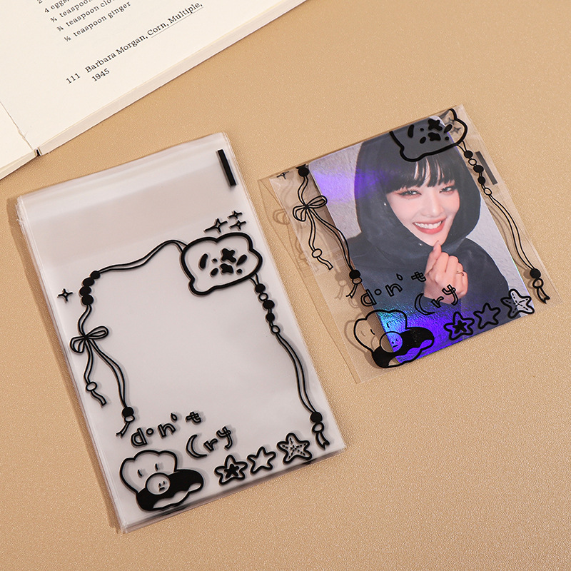 검정색 테두리(50매 팩) 8*10+3