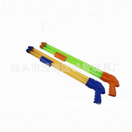 厂家直销高压抽拉式透明水炮地摊热卖漂流儿童水枪水抽戏水玩具