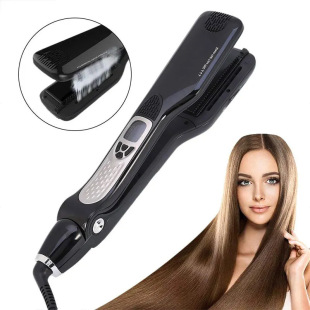 Cross-border e-commerce foreign trade steam hair straightener steampod in stock does not hurt the titanium plate