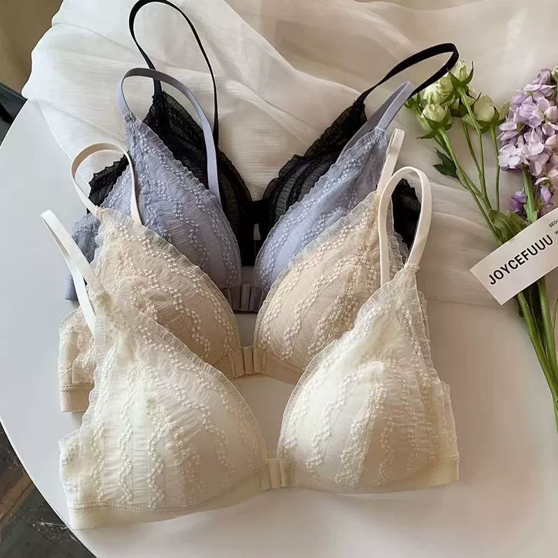 文森半岛 Sexy тонкое нижнее бельо, дышащий комфортный бюстгальтер, французский стиль
