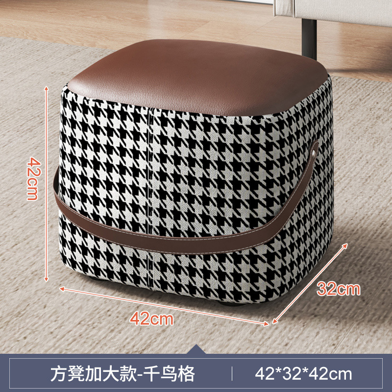 Cuadrado grande houndstooth