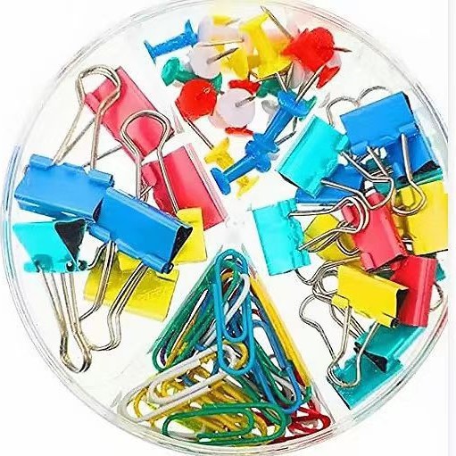 Juego de clips (72 piezas): mezcla y combina colores