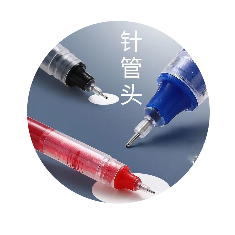 直液式速乾ボールペン中性ペン黒サインペン学生試験文房具針管ペン炭素ペン0.5|undefined