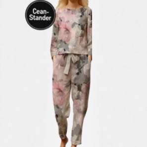 Fashion Suit Digital Printed Long Sleeve Suit European and American Clothing