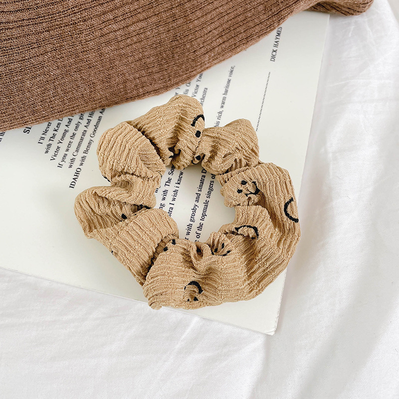 Lazo para el cabello de intestino grueso de encaje de alta calidad de Corea para mujer, banda elástica y duradera, bufanda cuadrada de todo fósforo, cuerda para la cabeza, accesorios para el cabello