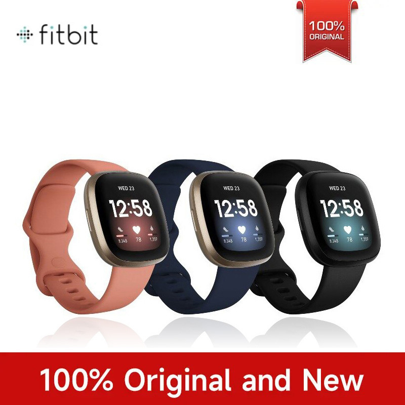 Google Fitbit Versa3 Smart Watch Heart Rate Sleep Step Count Exercise Detection Cross-Border Exclusive Supply in Stock