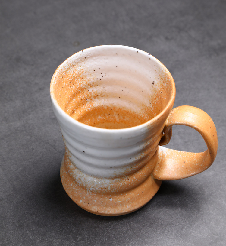 Vintage Ceramic Mugs Middle Eastern Style Kiln Fired Water Cups_voghion.com