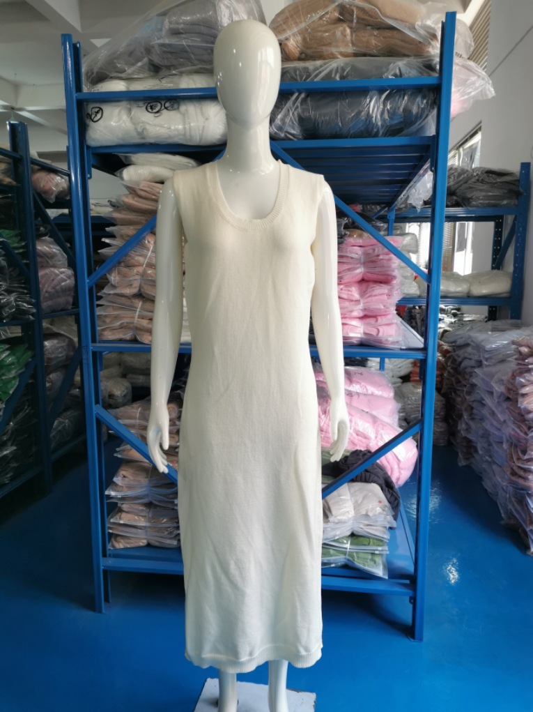 New Sweater Dress Autumn And Winter Turtleneck Long Dress Two-Piece Set Solid Color Knitted Dress 29 Undefined