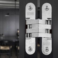 暗合页折叠门隐形门合页十字暗铰链隐藏铰链暗藏合页暗门三维铰链