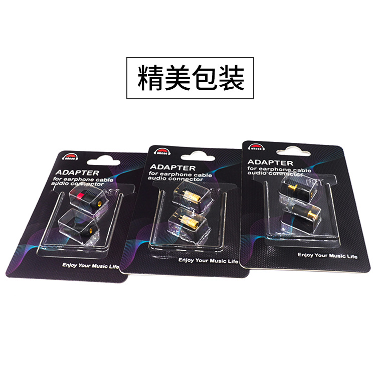 Okcsc 0,78mm macho a MMCX hembra adaptador 2PIN 0,78 a MMCX macho a hembra adaptador de auriculares