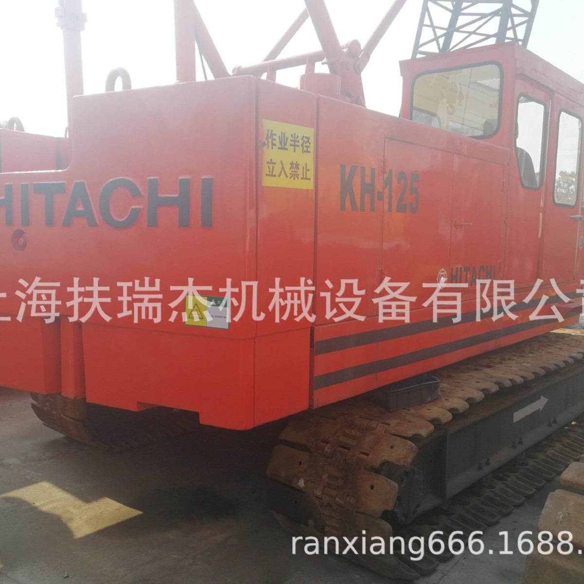 HITACHI 35吨50吨55吨吊车二手日立履带吊KH125 KH150 KH180