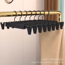 磨砂裤架无痕防滑裤夹服装店家用成人塑料裤夹宿舍收纳可伸缩裤夹