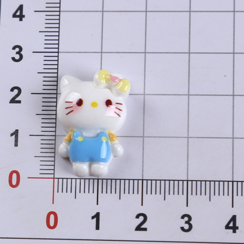 亮面卡通幼稚园猫咪 DIY奶油胶手机壳发夹头绳鞋扣树脂饰品配件|undefined