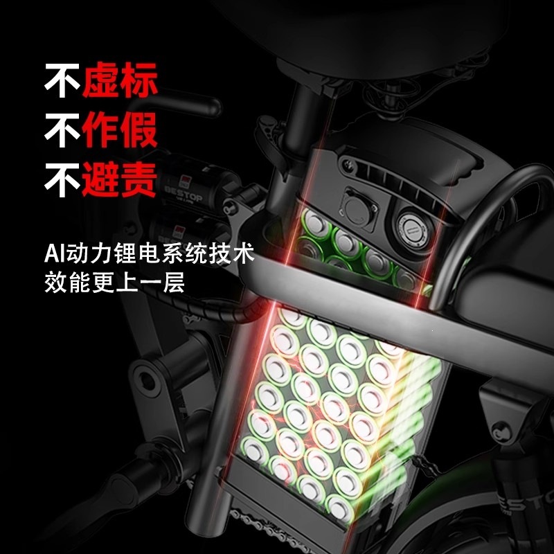Aplicable a Wuyang bicicleta eléctrica coche eléctrico plegable coche eléctrico plegable nuevo coche de batería estándar nacional ultraligero