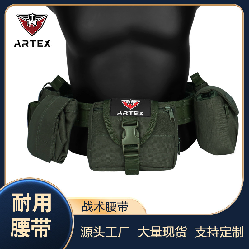 跨境款户外战术腰封多功能快拆战术腰封眼镜蛇扣尼龙腰带现货直销