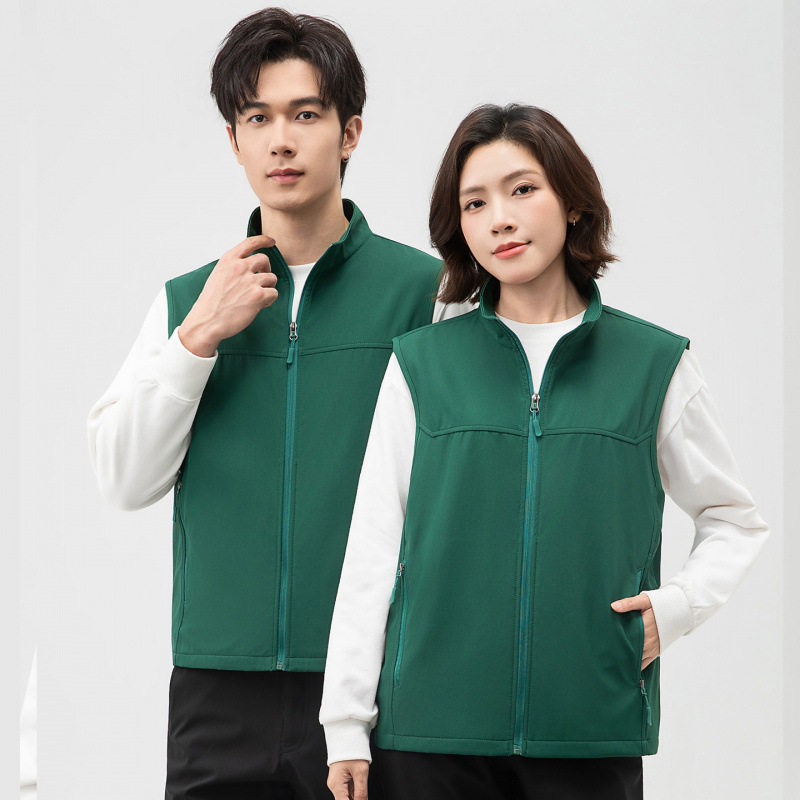 Customized Outdoor Softshell Vests, Group Workwear Vests, Breathable Mesh Work Vests with Custom Printed Logo Customized Outdoor Softshell Vests, Group Workwear Vests, Breathable Mesh Work Vests with Custom Printed Logo