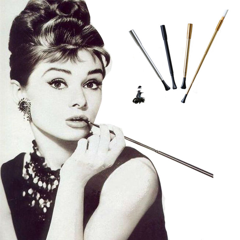 Men's and Women's Cigarette Holders, Thin Cigarette Holders, Telescopic Long Cigarette Holders, Audrey Hepburn's Same Style Photo Props, Retro Men's and Women's Cigarette Holders, Thin Cigarette Holders, Telescopic Long Cigarette Holders, Audrey Hepburn's Same Style Photo Props, Retro