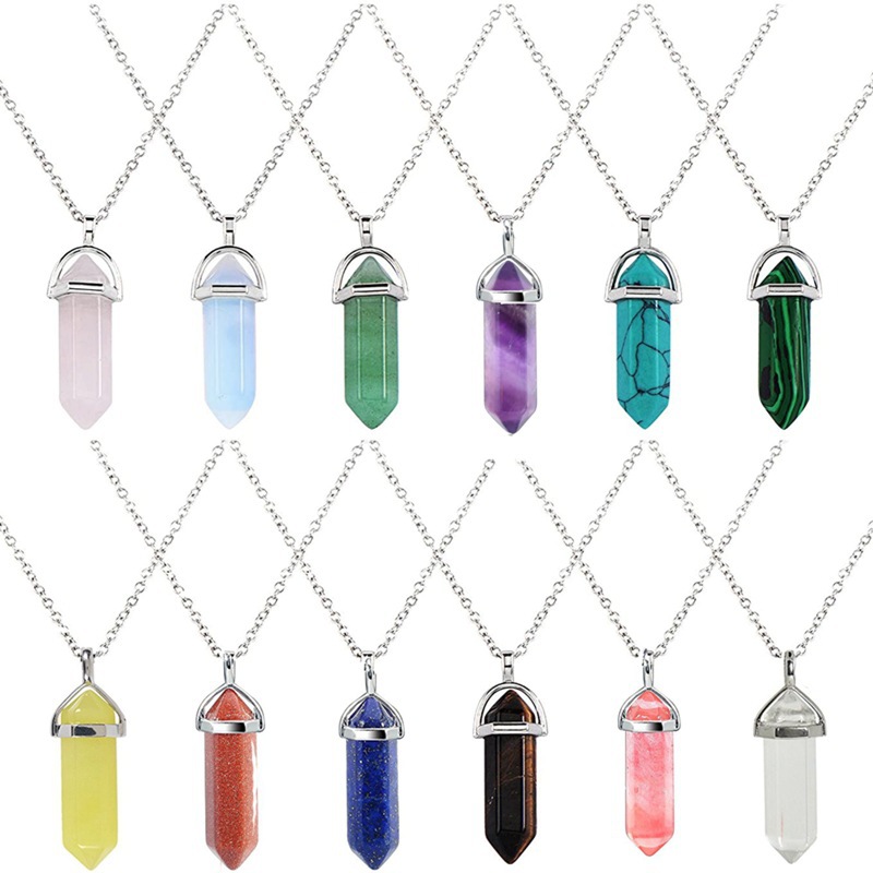 Fashion Geometric Crystal Plating Pendant Necklace 1 Piece