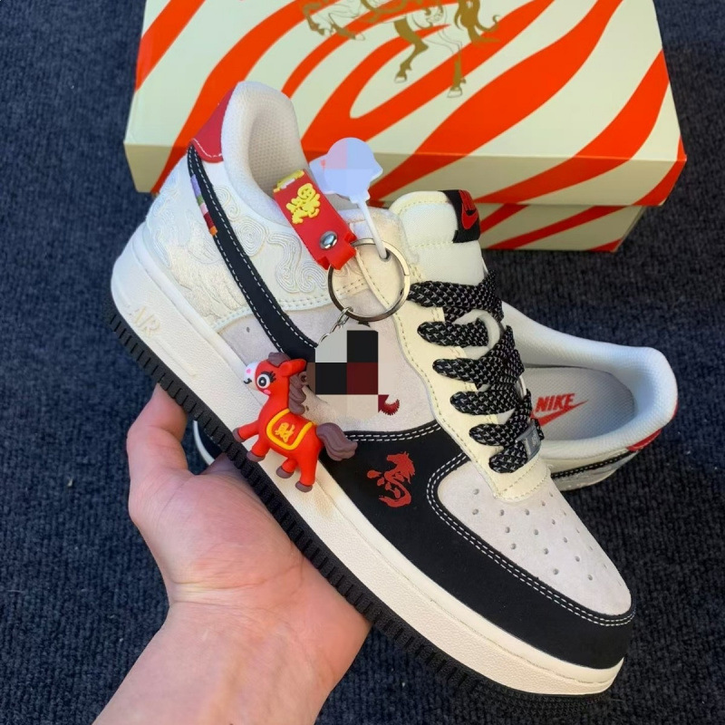 2026 Air Force One Year of the Horse Limited Edition Low-Top Sneakers Af1 Couple's Casual Sports Running Shoes