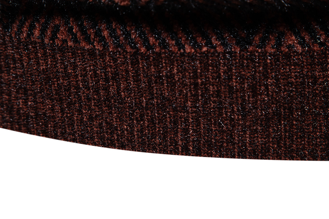 Men's Knitwear Round Neck Casual Pullover Colour Block Sweater_voghion.com