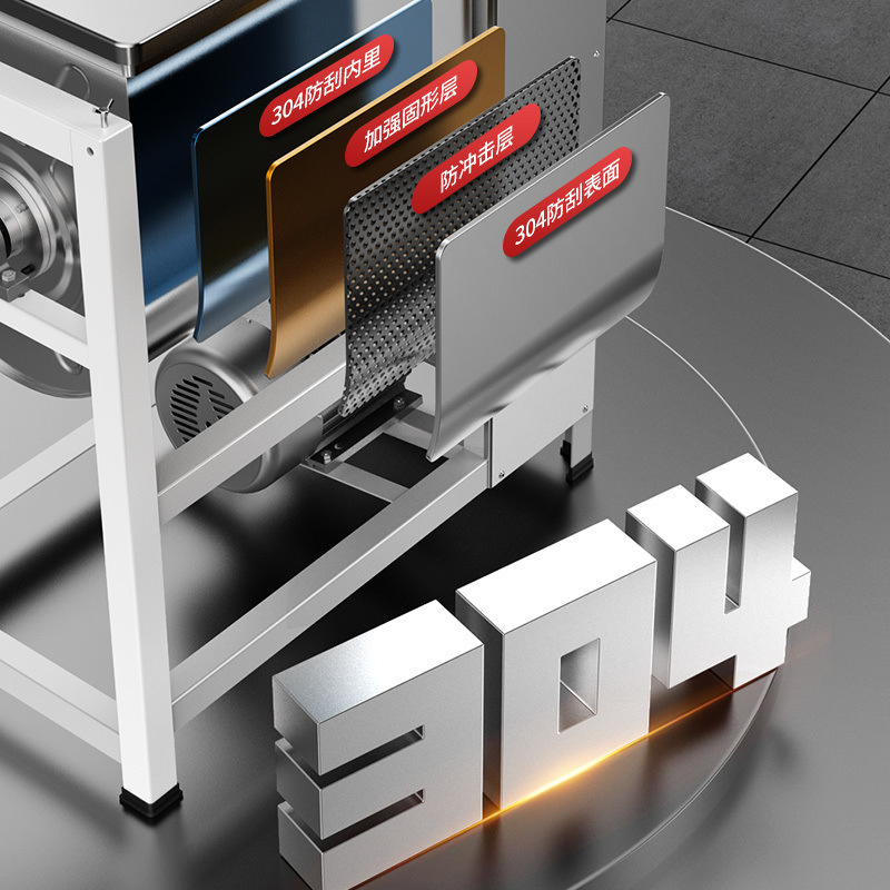 Mezcladora de harina de acero inoxidable comercial 5 8 15 25 kg mezcladora de harina doméstica automática de masa