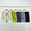 summer new pattern pocket zipper Borneol work clothes shorts Chaopai Thin section Pants Straight Large Five point pants