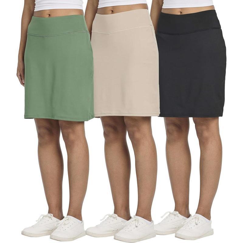 2025 New Cross-Border Dropshipping 3-Piece Women's 20 Golf Skirts Knee-Length Sports Shorts