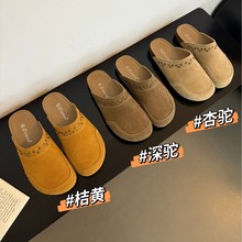 踩s感~特色内增高柳丁勃肯鞋休闲百搭半拖一脚蹬2025年新款单透气