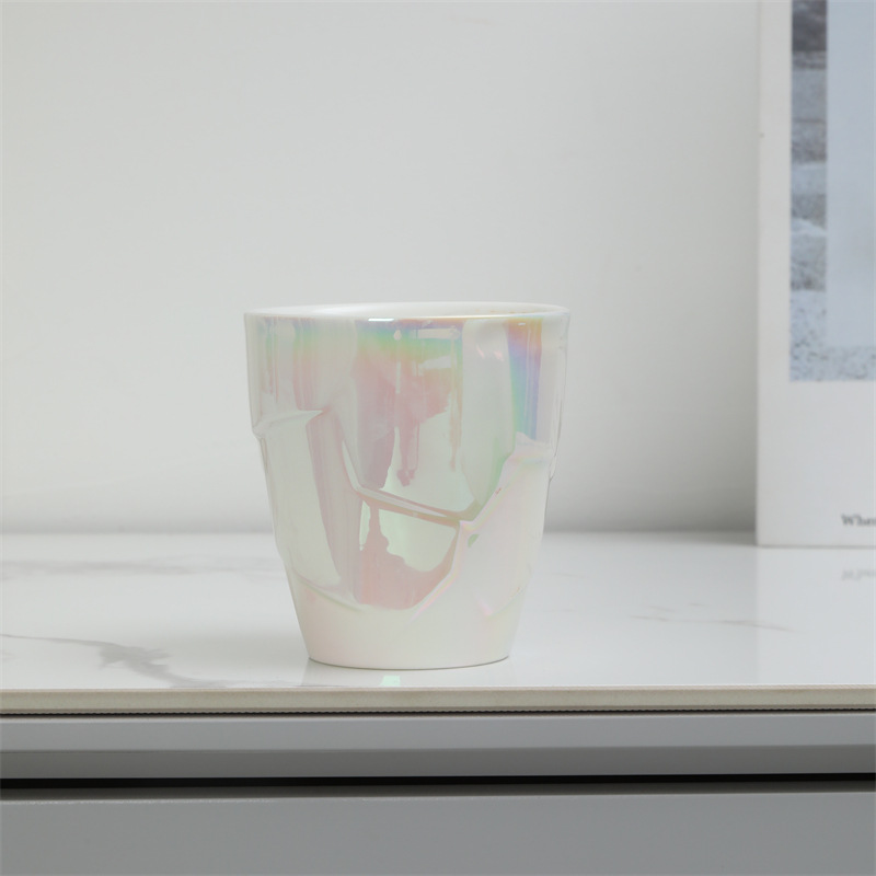 306 handleless bamboo cup-pearl glaze 250ml