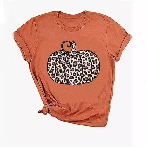 Europa y América nuevos elementos de Halloween Impresión digital manga corta hombres y mujeres Amazon fabricantes suministran 3D camiseta de las mujeres