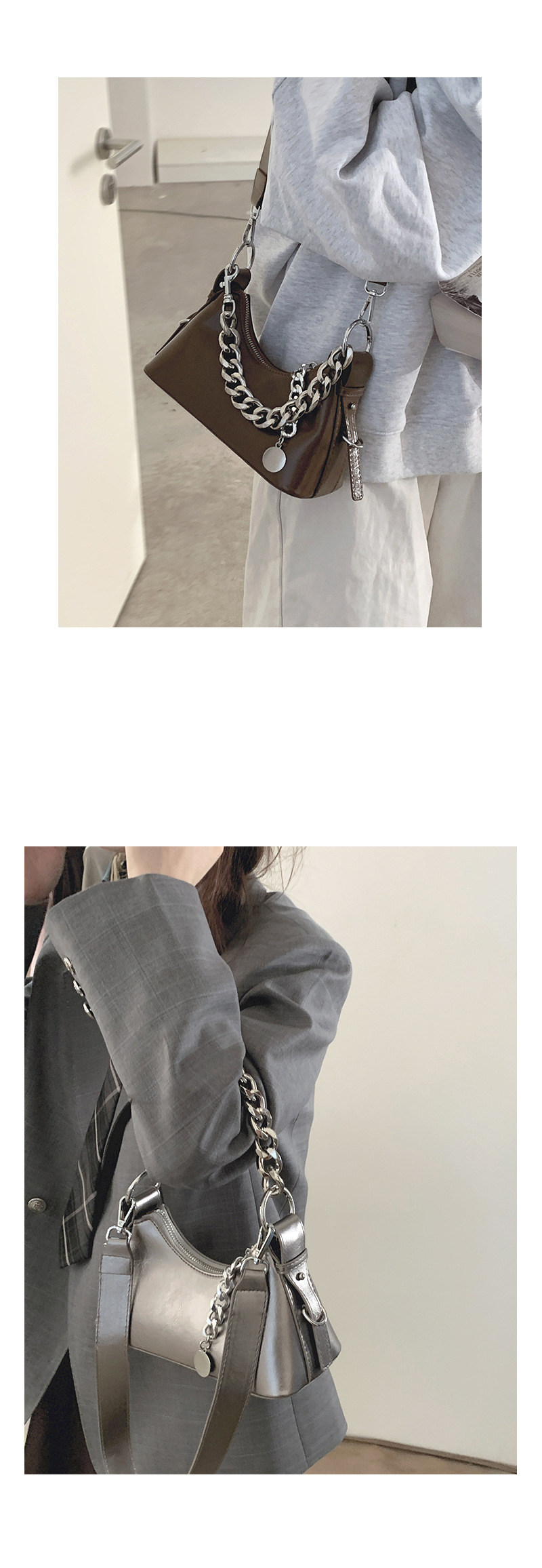 Women's Small Square Chain Crossbody Bag For Women Elegant Style_voghion.com