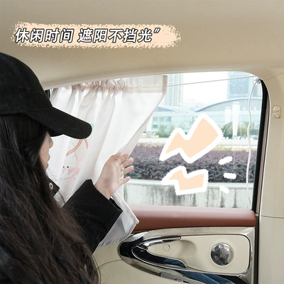 Car curtains: sunshade four seasons universal car