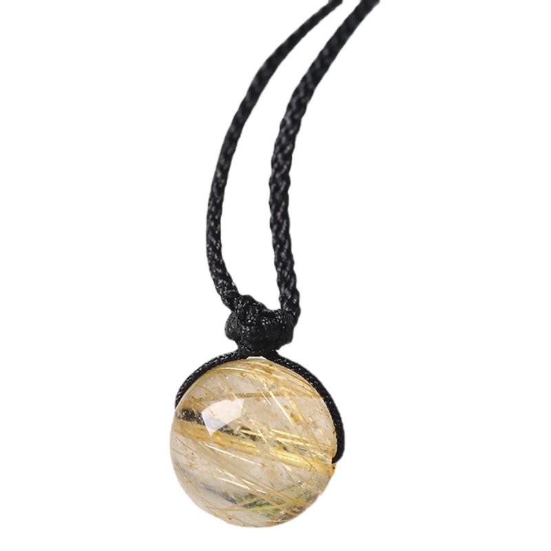 Collar de cristal colgante de mujer fresa Cristal de lavanda amatista cristal blanco novias regalo