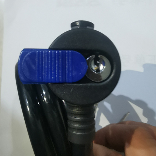 Factory wholesale bicycle lock steel cable lock ring-shaped key type anti-theft lock single bike anti-theft lock customizable length