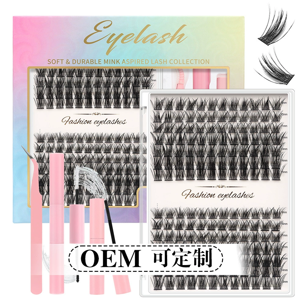 TK Beauty Area Hot DIY Трансграничные накладные ресницы Набор для наращивания натуральных толстых ресниц Оптовая продажа Большая емкость Amazon