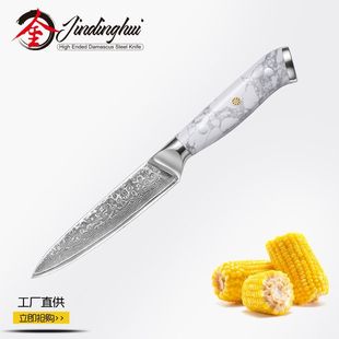 Damascus Steel Multi-purpose Knife Fruit Knife Household Kitchen Multi-function Peel Knife Peel Knife