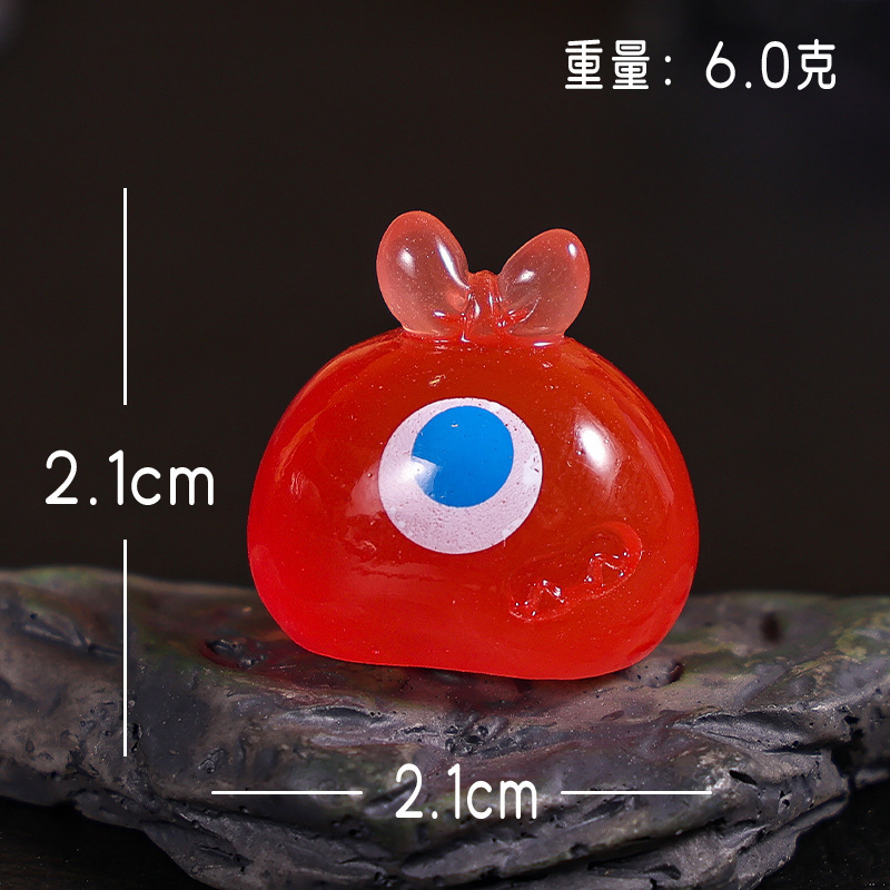 ハロウィンミニチュア装飾品小さな毛皮のモンスタードールハウスホームカーデスクトップ樹脂 diy クラフト装飾小さな装飾品|undefined